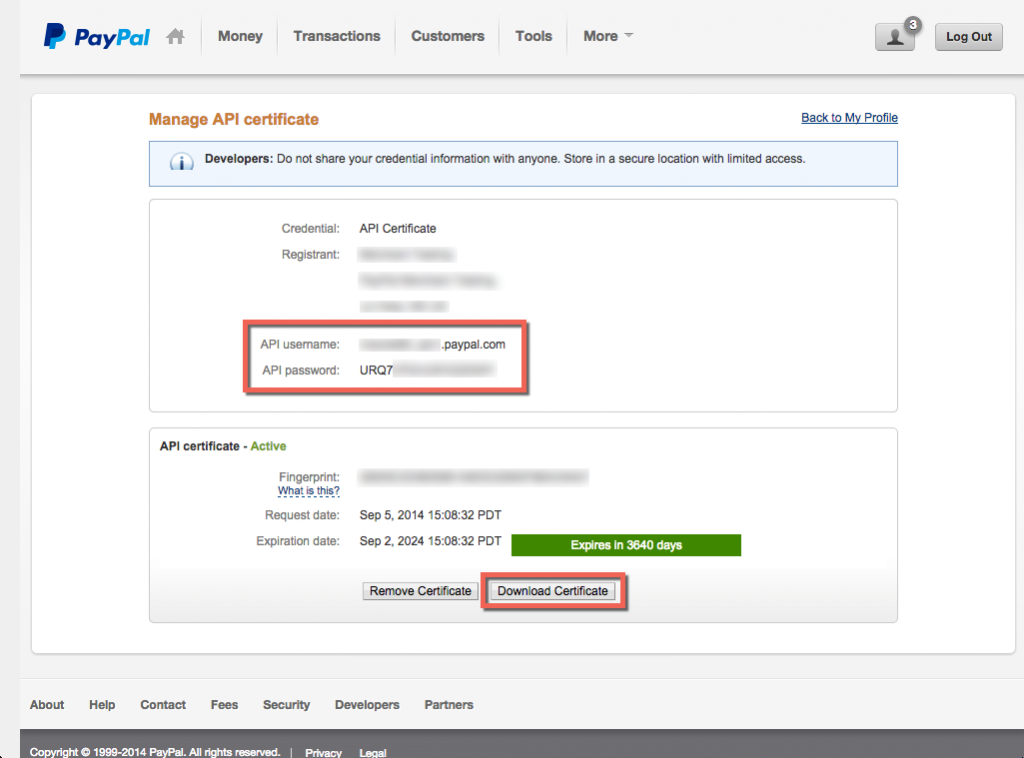 Retrieving your paypal api credentials matt cole